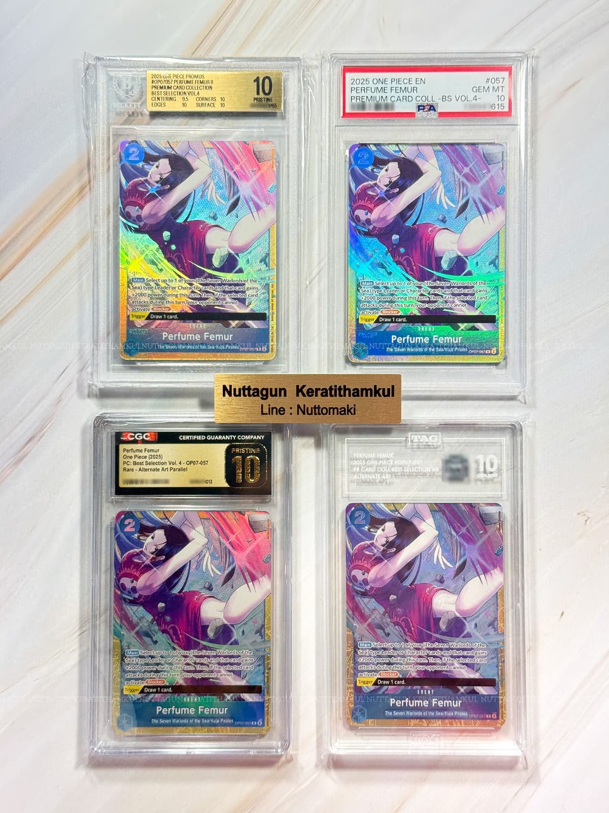 Boa Hancock Special Set Perfume Femur ENG BGS10 PSA10 TAG10 CGC10