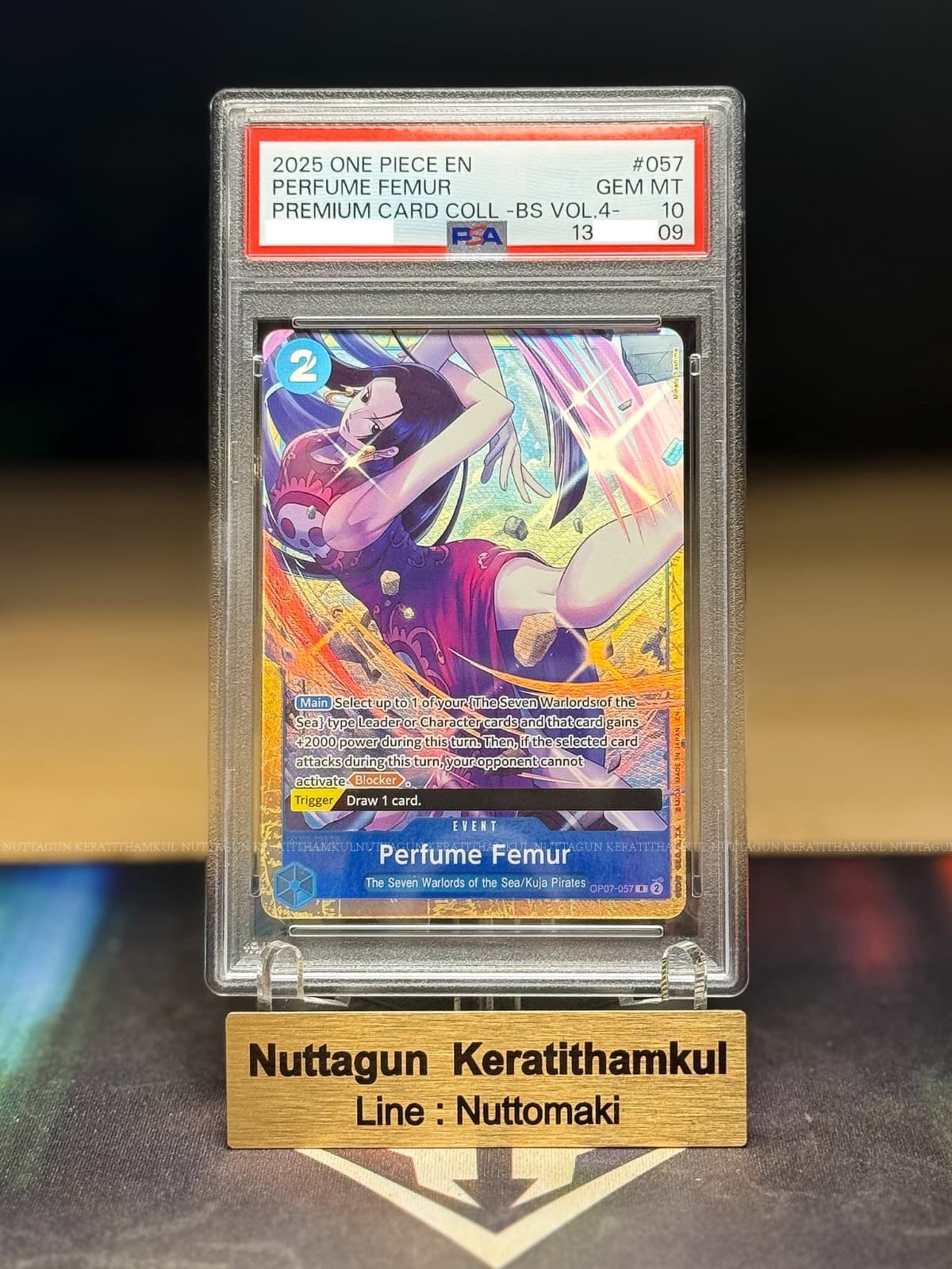 Perfume Femur Best Selection Vol. 4 OP07-057 One Piece Foil PSA 10
