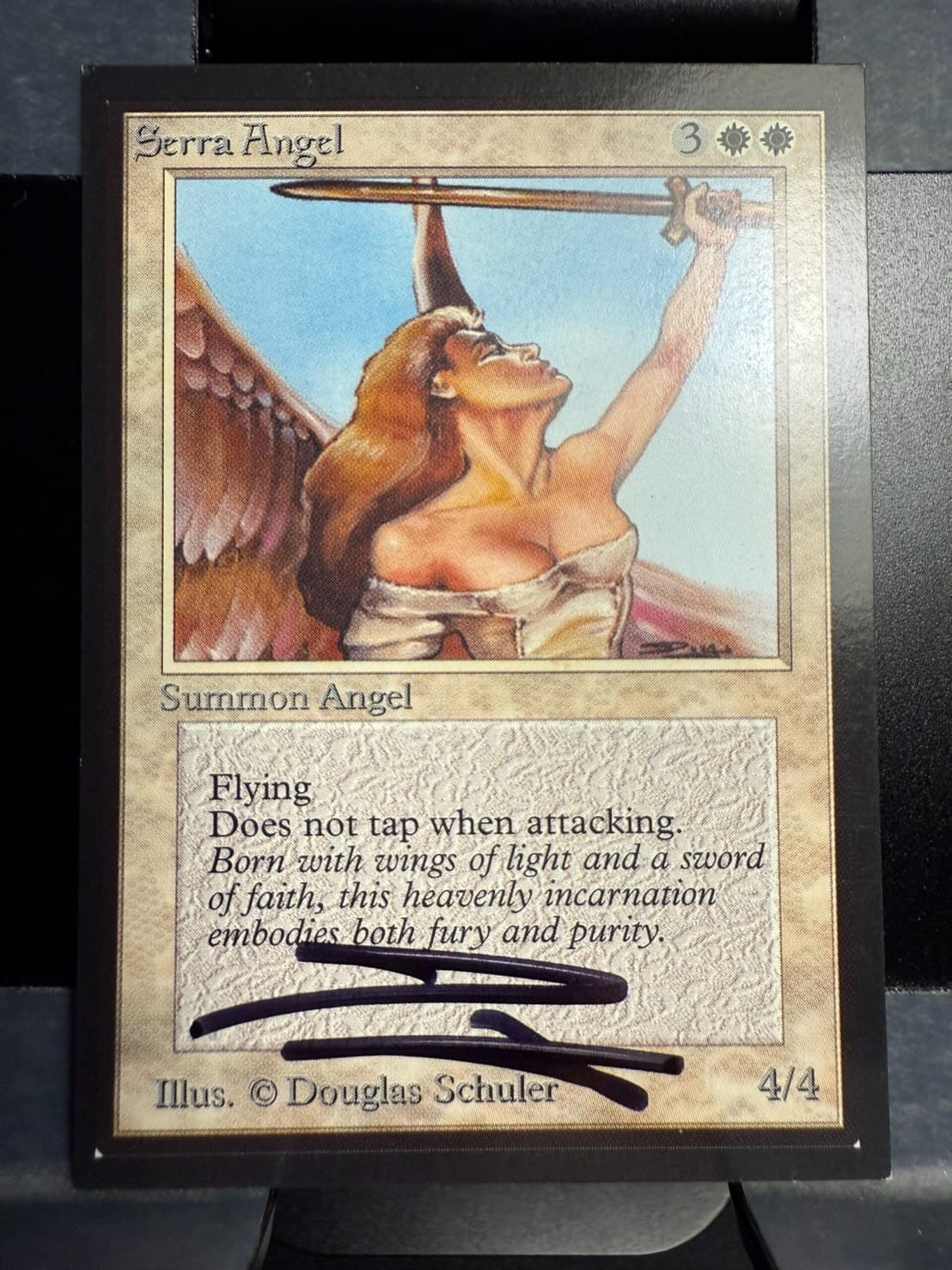 Serra Angel LP Collectors' Edition CE Artist Douglas Shuler MTG Magic!