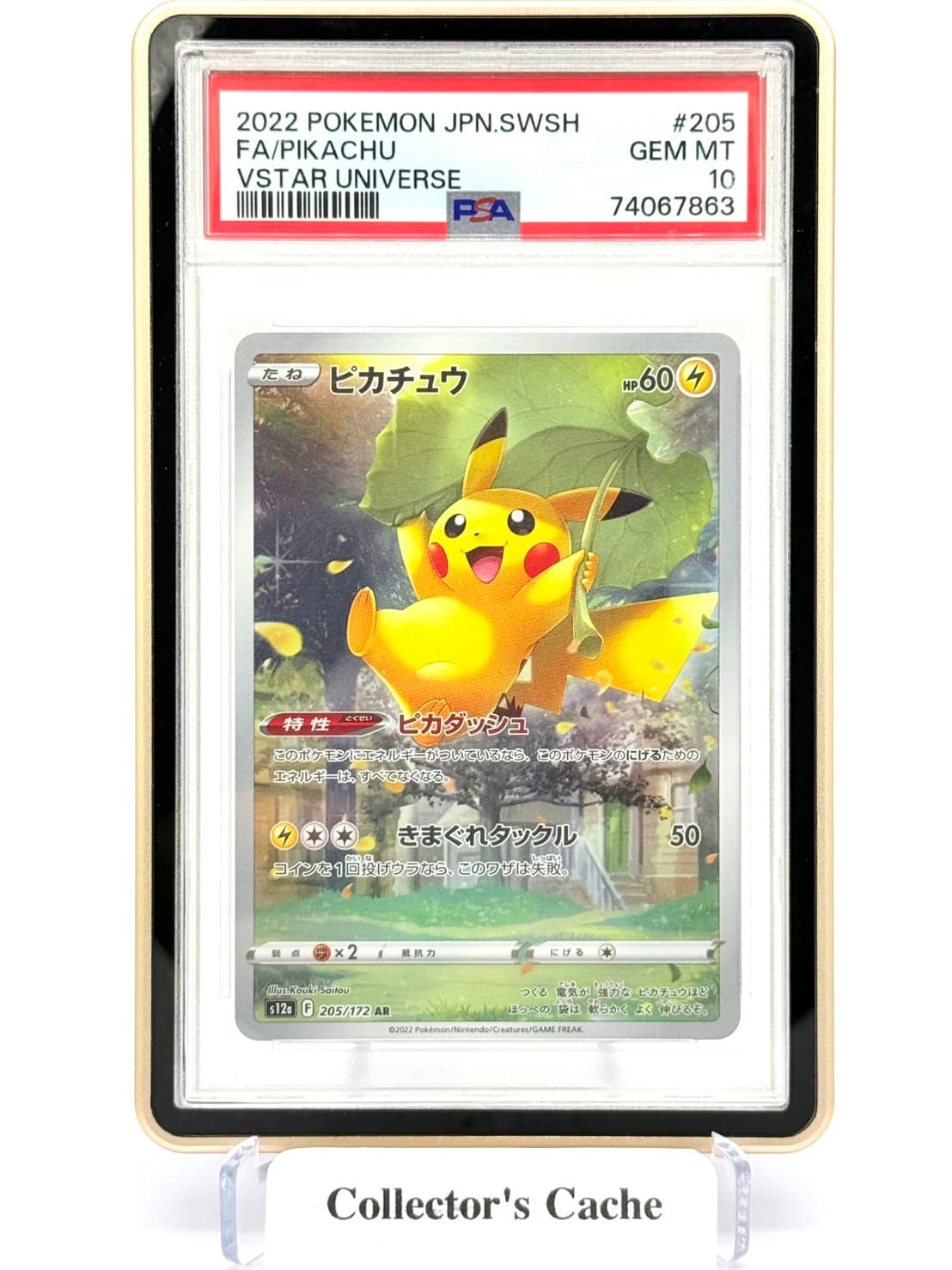 Pikachu Ancient Roar 205/172 Japanese ARS10 Pokemon Single Rare Official Collect